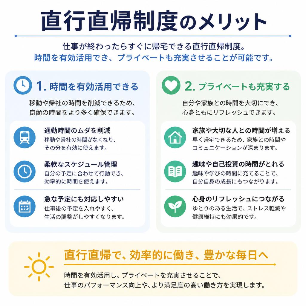 直行直帰のメリット